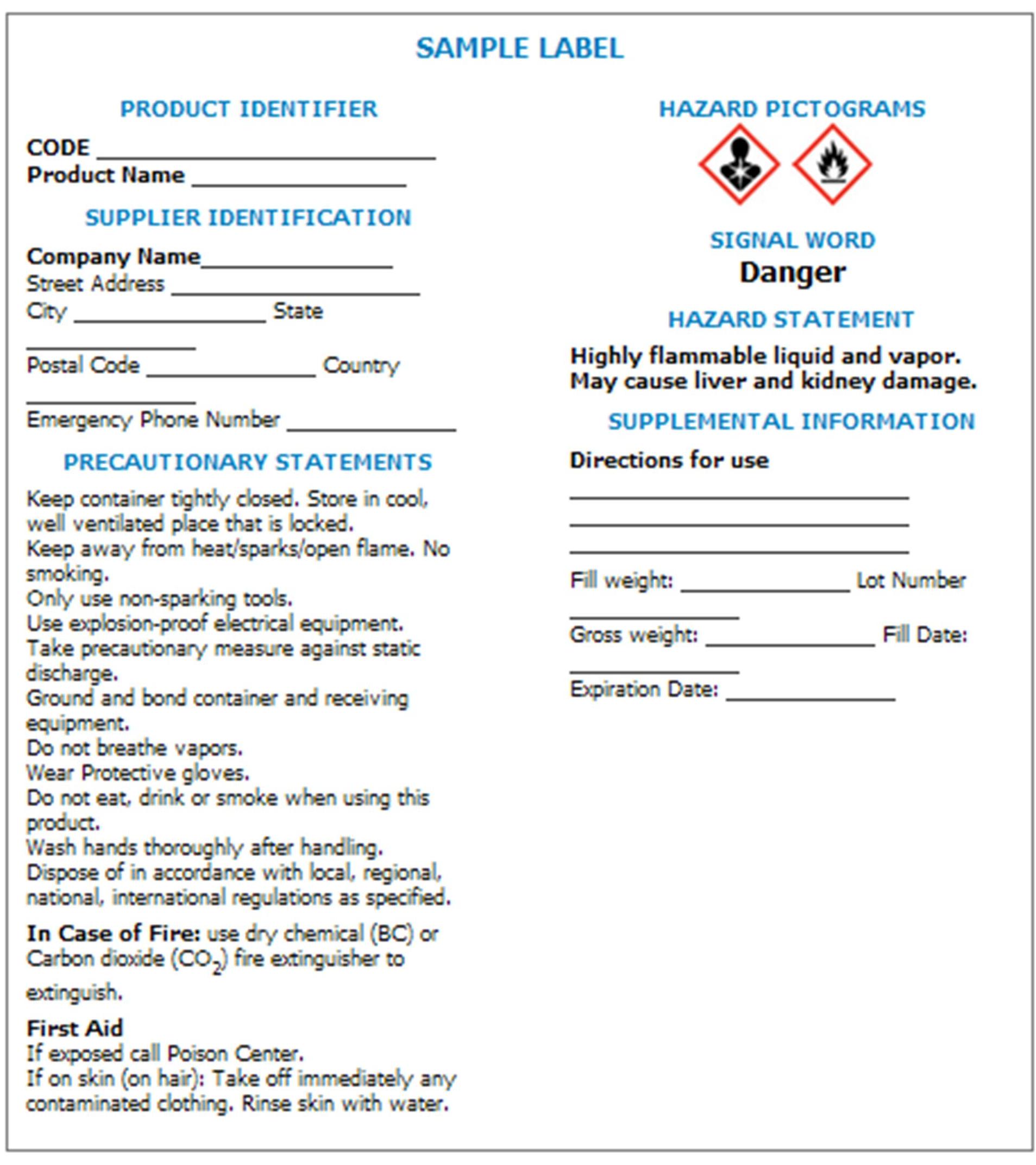 Hazard Communication Standard Labels WORK SAFE KENTUCKY